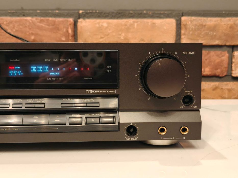 TECHNICS RS-BX404 ! Porządny magnetofon kasetowy