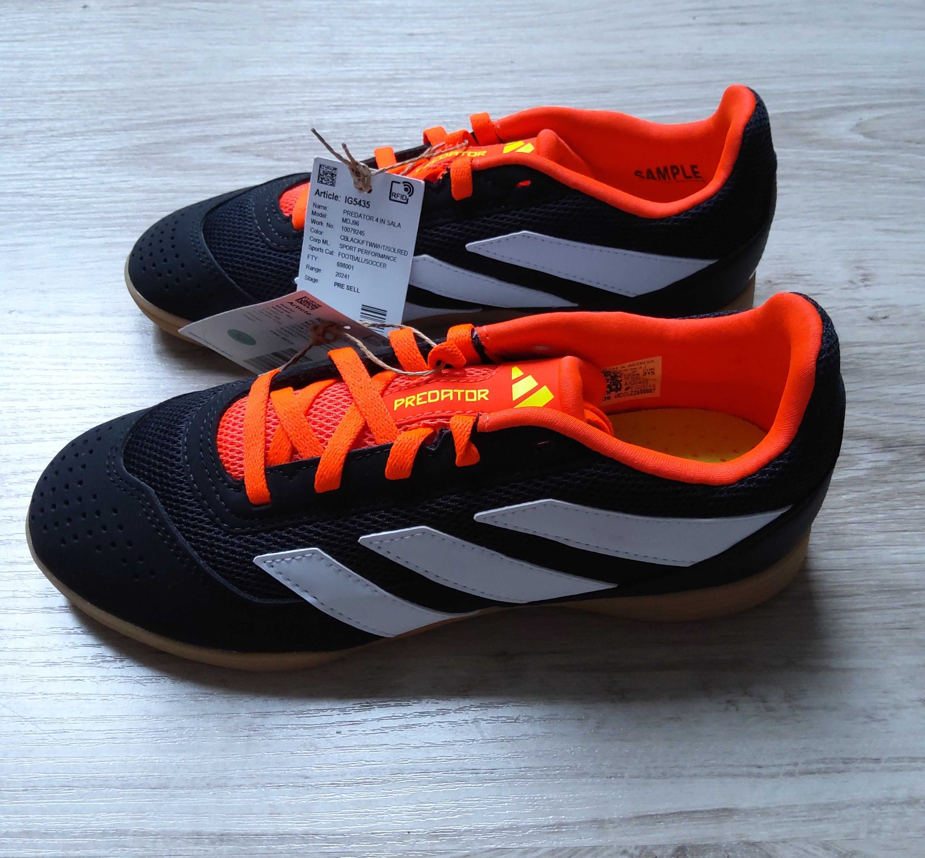 Oryginalne halówki Adidas Predator 4 In Sala r. 35 1/2 IG5435