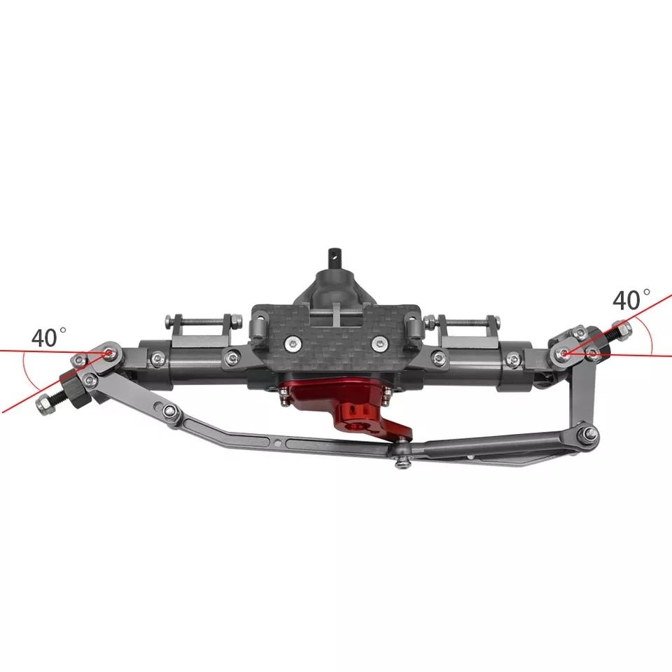 Nowe metalowe mosty osie do modelu zdalnie sterowanego rc 1:10 SCX 10