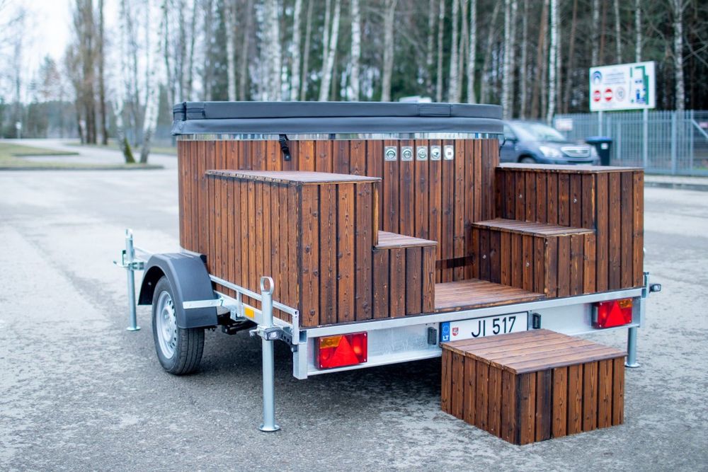Balia mobilna, jacuzzi, hydromasaż,PIĘKNE WYKONANIE