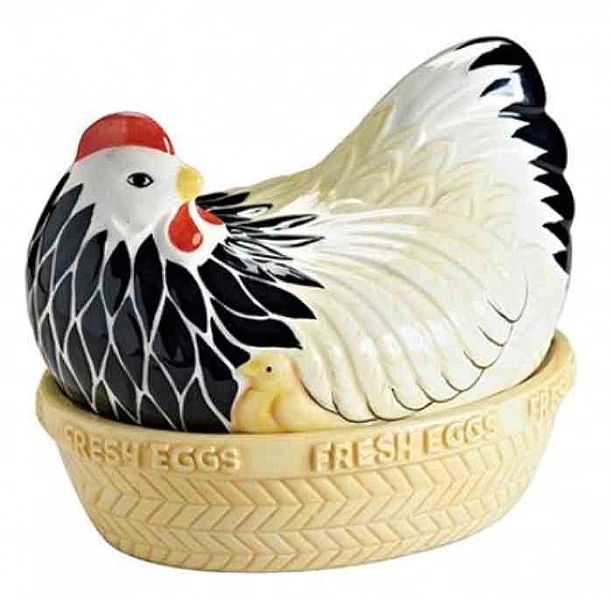 Pojemnik Kura ceramiczna do przechowywania jaj / Mason Cash