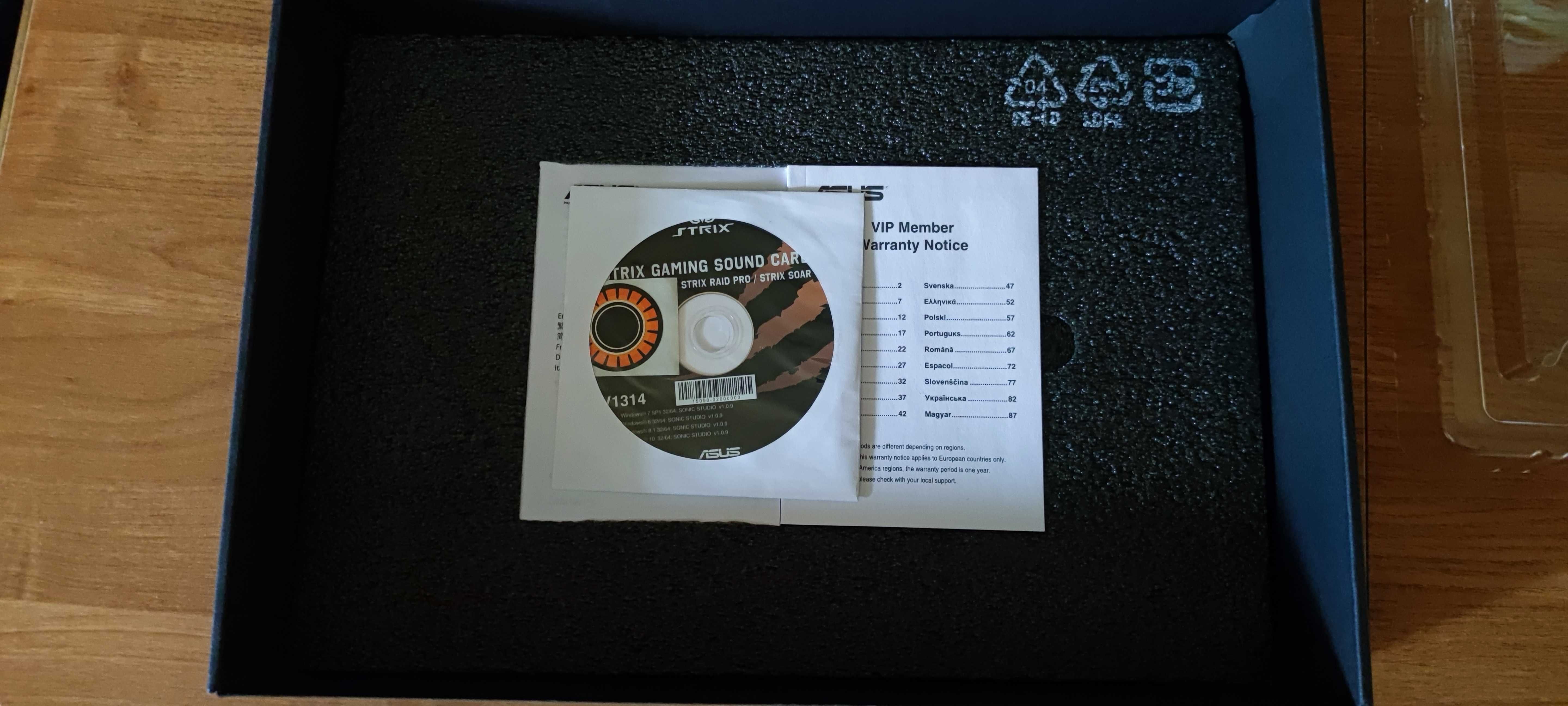 Asus Strix Raid Pro 7.1 Gaming Sound Card Set