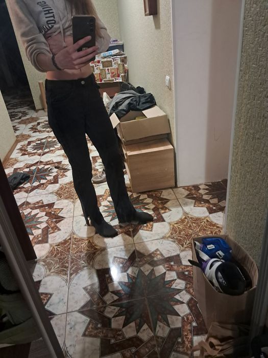 Чорні штани (джинси) xs-s