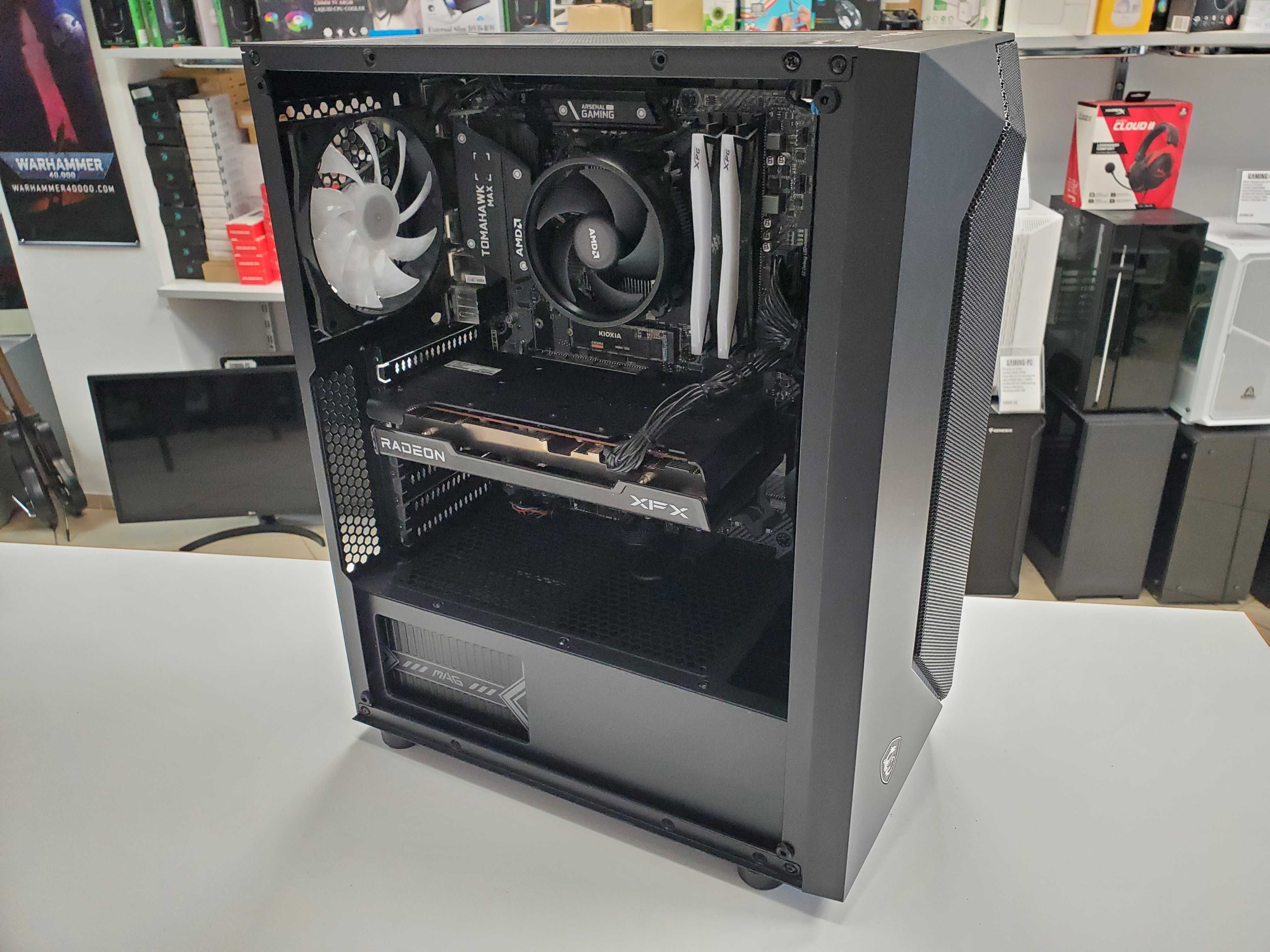 Komputer Dla Gracza Ryzen 5 16GB RX 6600 XT 8GB SSD Gwarancja Sklep