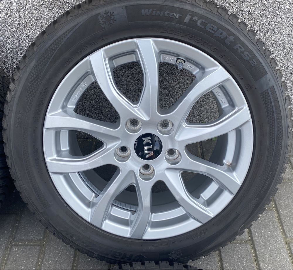 Alufelgi z oponami 205/55 R16 Kia Ceed Optima Soul Hyundai I30