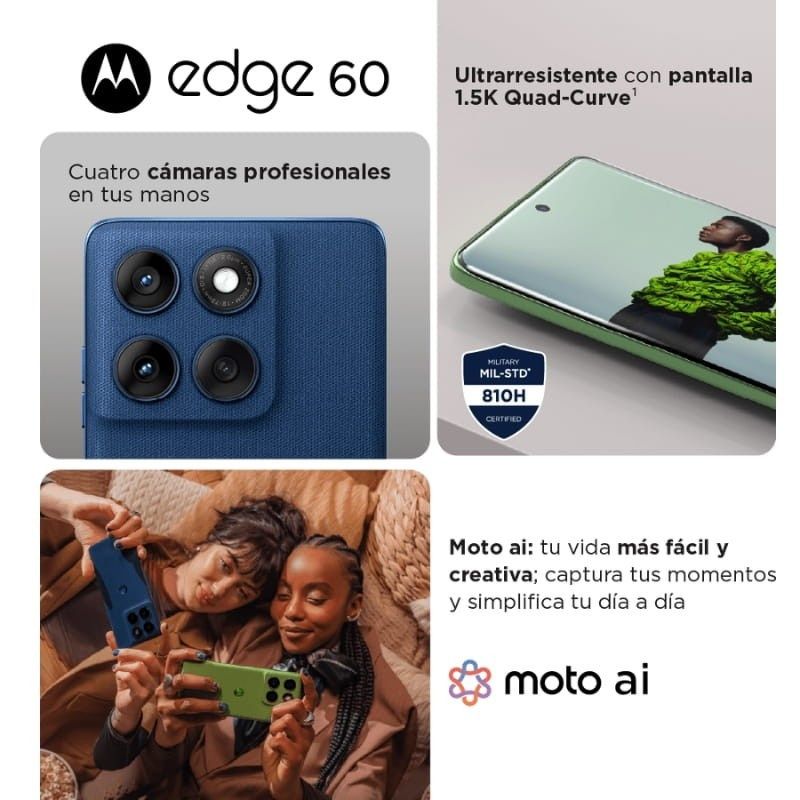 Smartphone Motorola Edge 60 12/512GB NOVO Garantia 3 anos