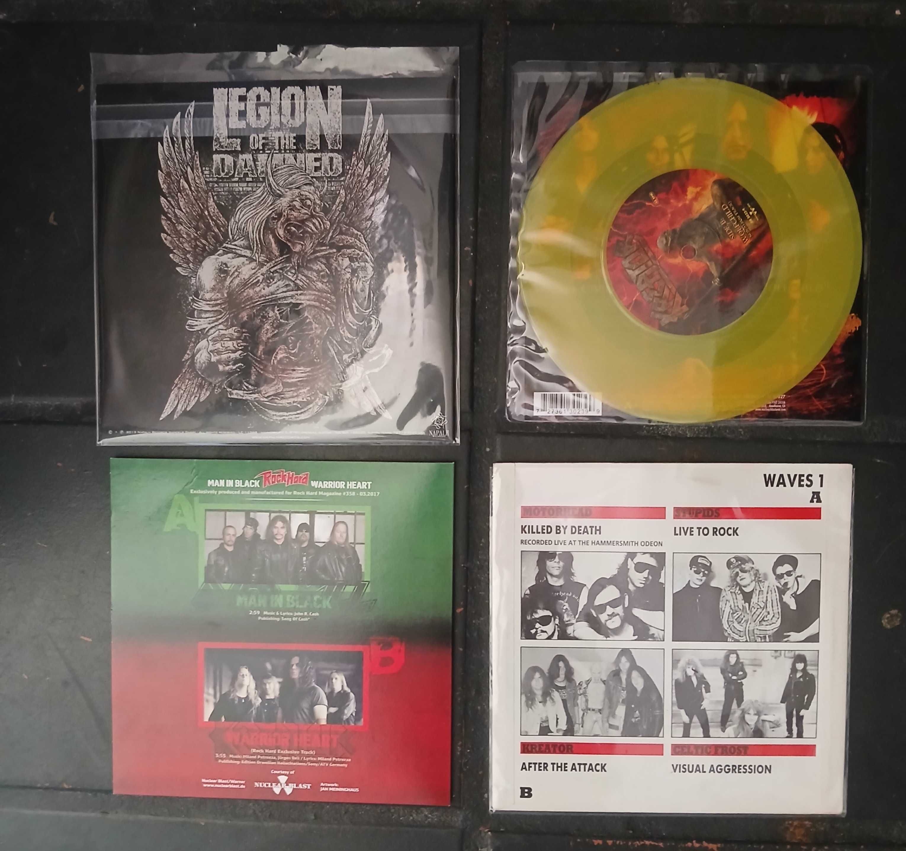 THRASH Metal 7" Vinil:Acid Reign, Anthrax, Kreator, Megadeth, Overkill