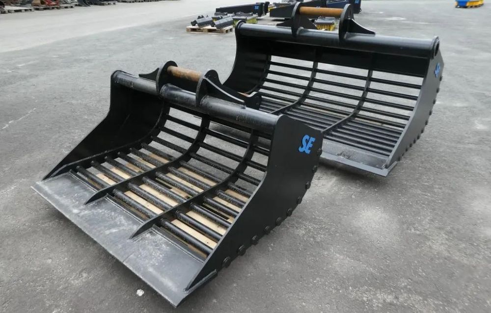 Łyżka ażurowa SE złącze S60 S70 150cm 700l Volvo Hitachi Doosan do koparki rototilt 160 180cm