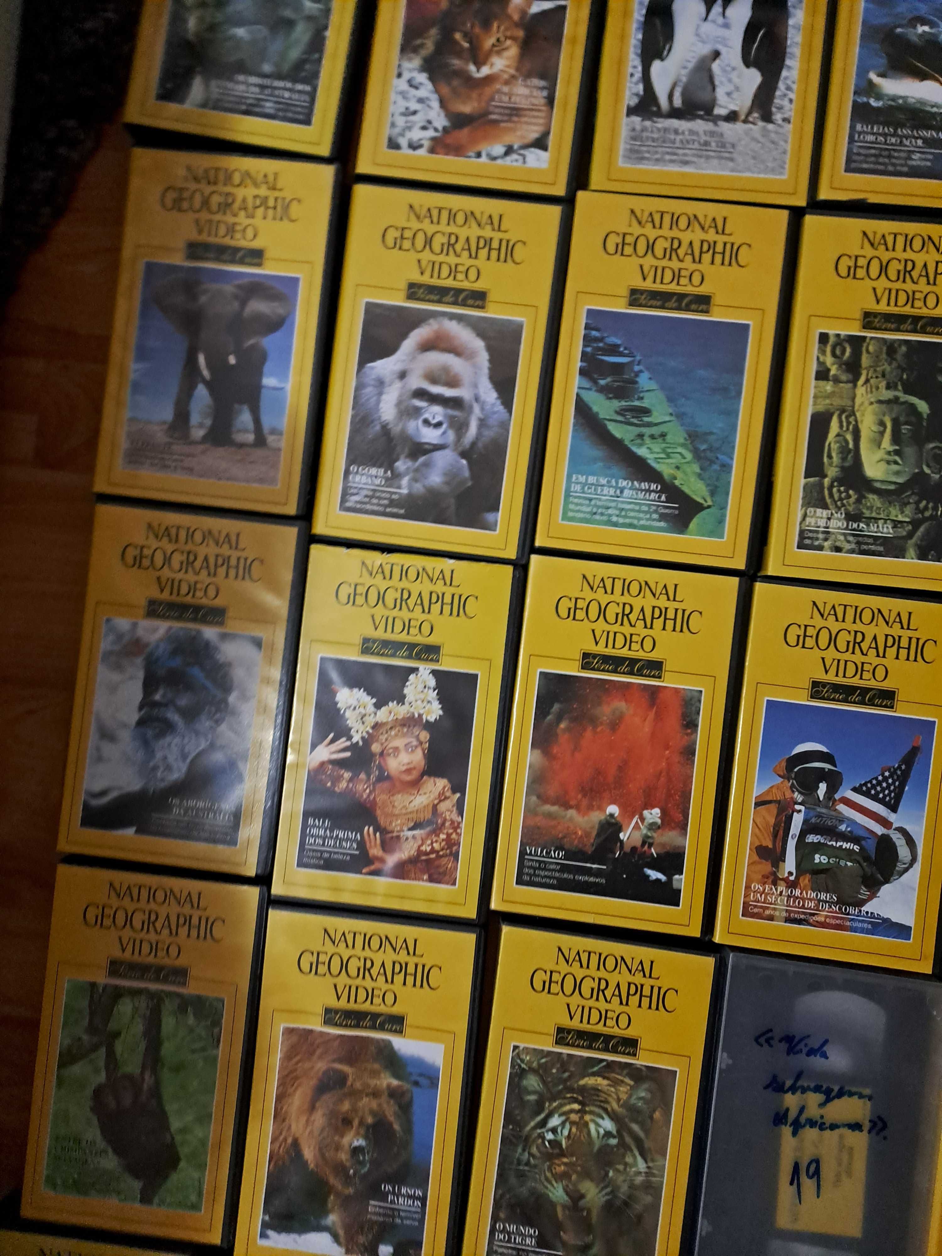 Coleção completa de cassettes National Geographic "Série de Ouro"