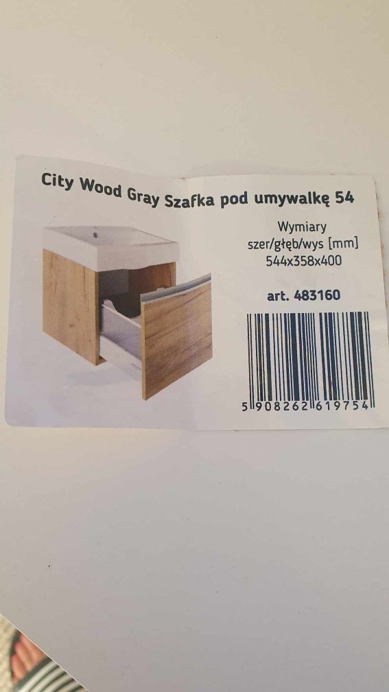 Szafka wisząca pod umywalke