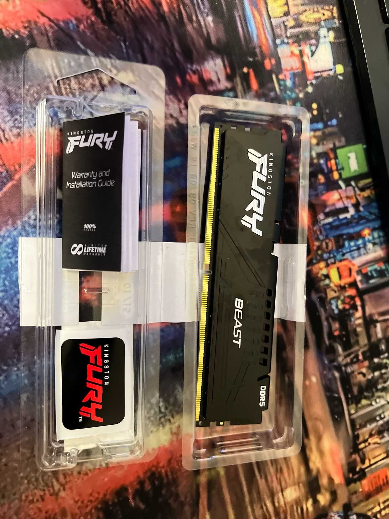 Pamięć RAM Kingston Fury Beast 32GB X 1  (DDR5 5200M CL401.25v XMP)