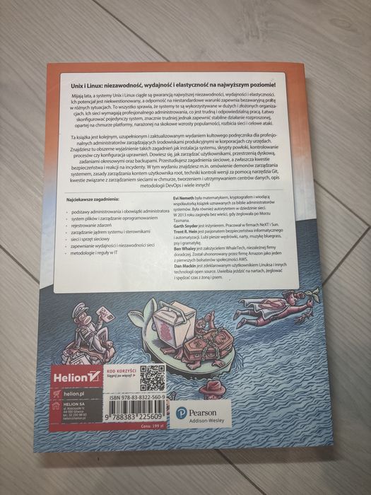 książka „UNIX I LINUX”