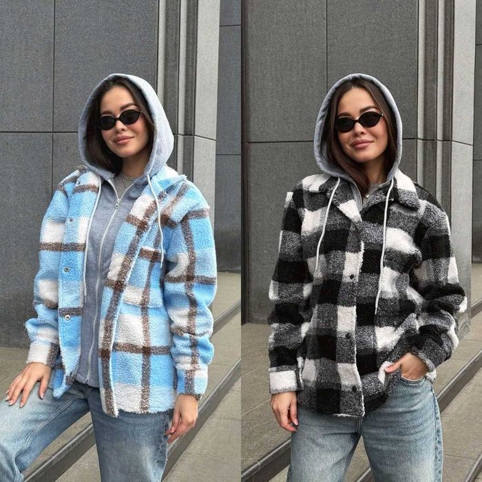 Опт и розница! Осенняя теплая женская рубашка 2 цвета + Подарок*