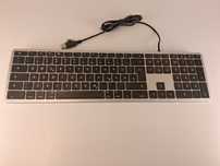 E087 Klawiatura Przewodowa USB Kompatybilna Mac Windows Pełna