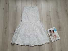 Sukienka biała elegancka komunia Reserved 140