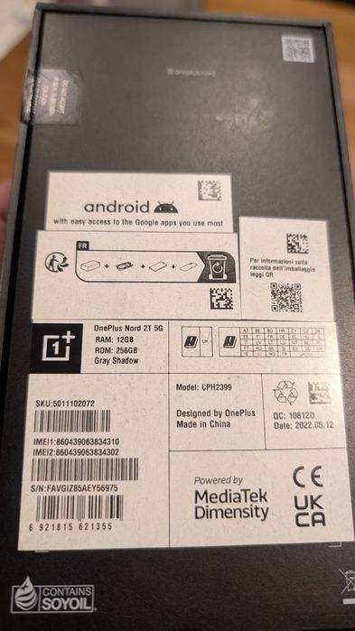 OnePlus Nord 2T 5G 12GB RAM 256GB