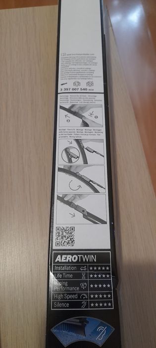 Wycieraczki samochodowe Bosch Aerotwin A 540 S.