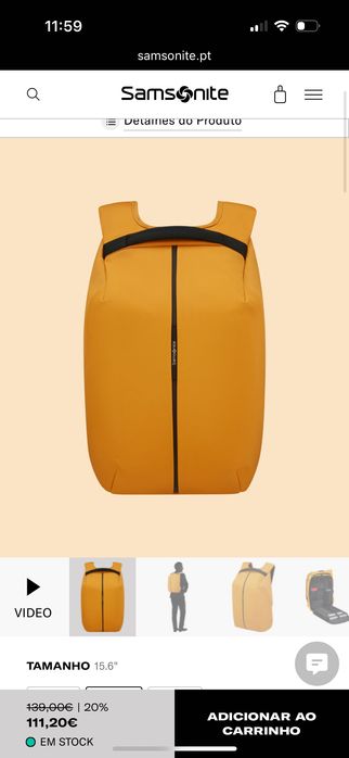 Mochila para portátil Samsonite | modelo Securipak