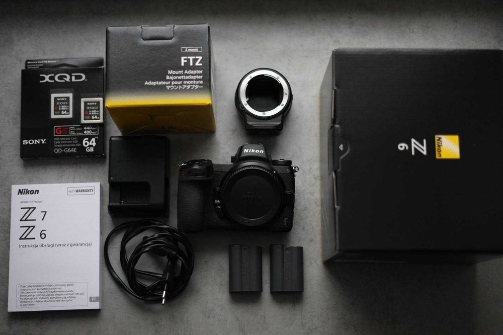 aparat nikon z6 + FTZ