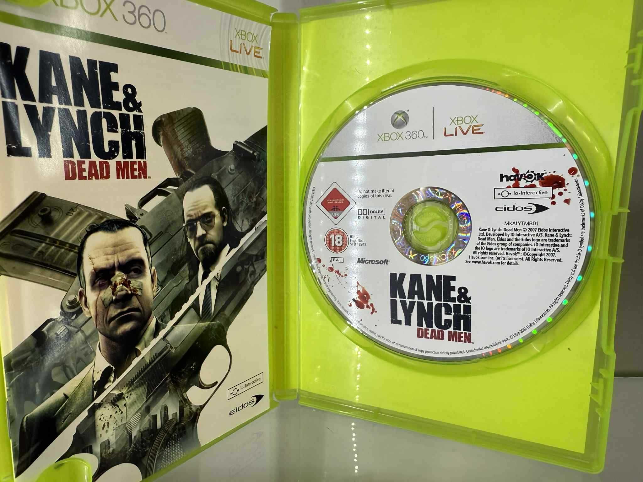 Gra na konsole XBox 360 Kane&Lynch: Dead Men +18
