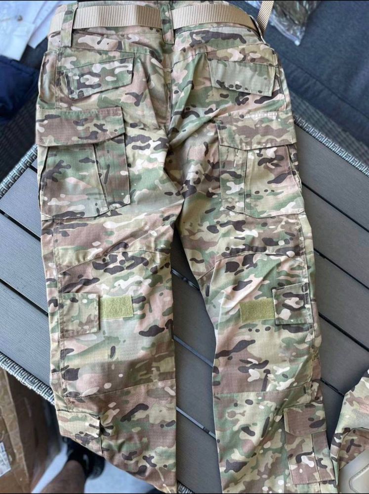Штаны мультикам с наколенниками/брюки тактические армейские