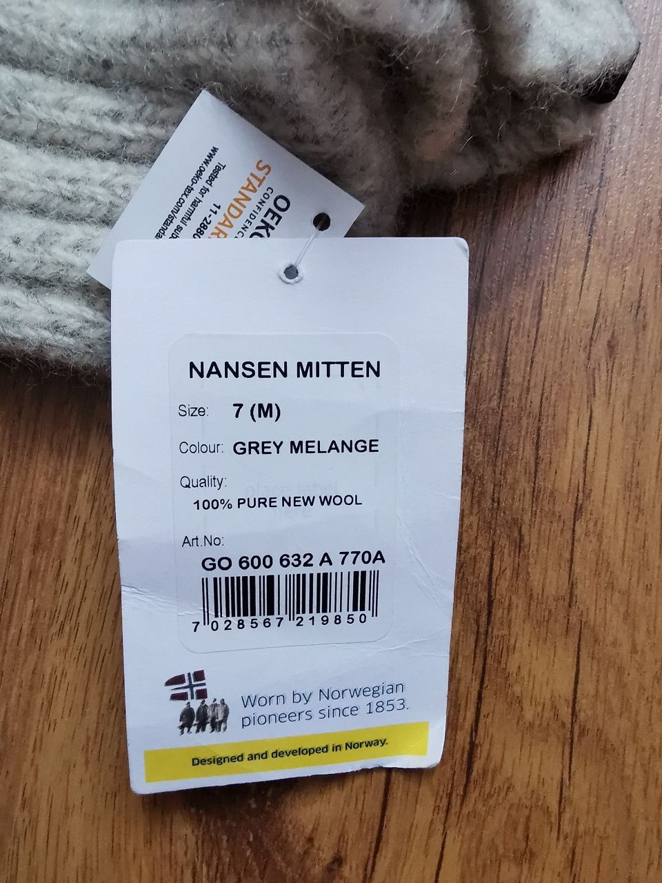 Devold Nansen Mitten rękawiczki wełniane M