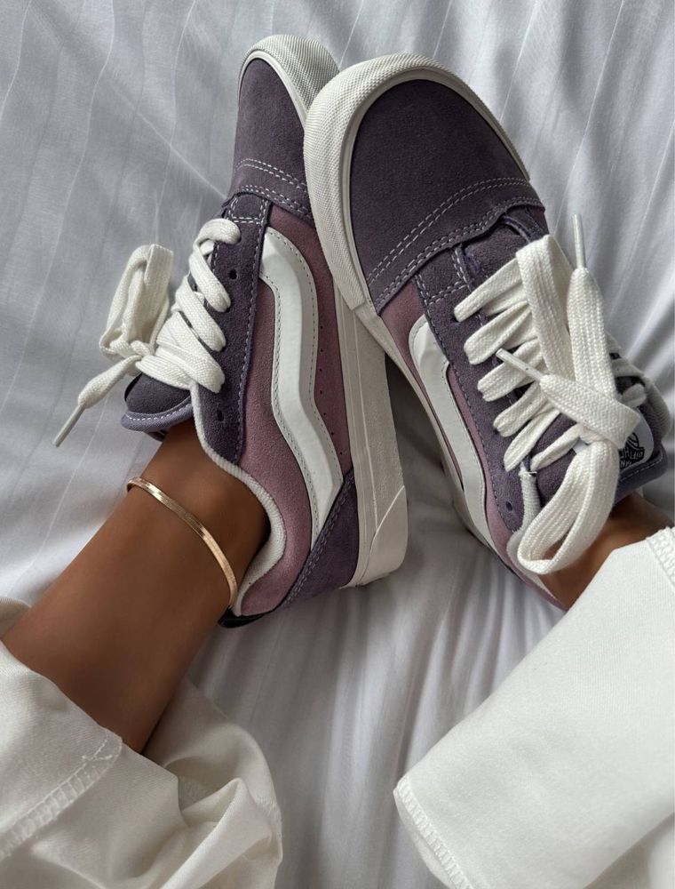 Жіночі кросівки Vans KNU School  Violet | ванс дутиші