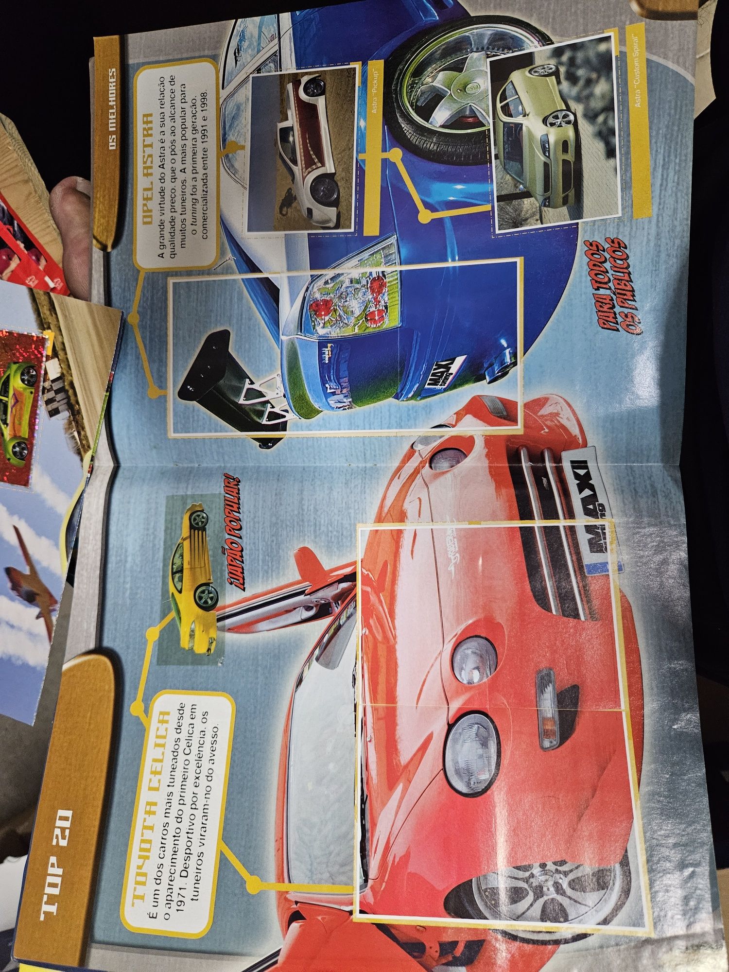 Caderneta completa Maxi Tuning com Poster Central mt boas condições