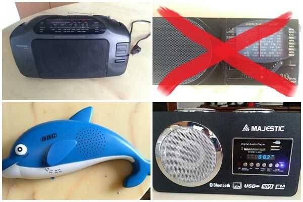портативный радио приемник Thomson, Dolphin, Majestic.