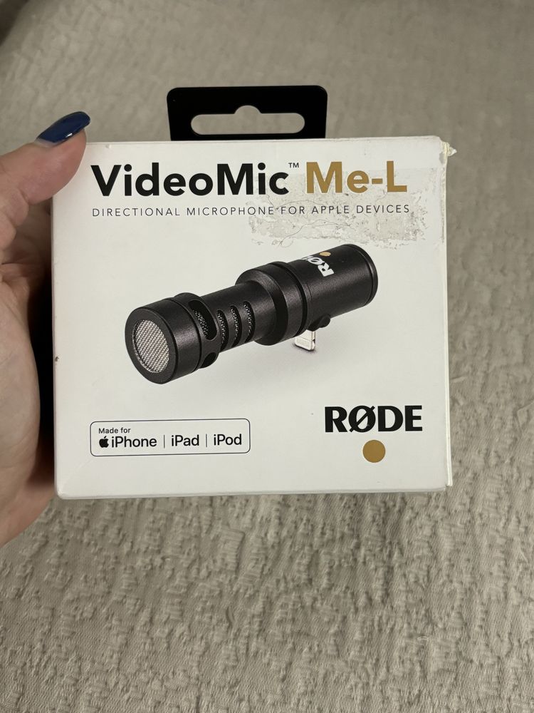 Microfone Rode VideoMic Me-L para Iphone Apple IOS