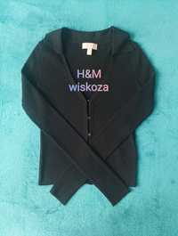 Prążkowany sweter z kołnierzykiem wiskoza H&M