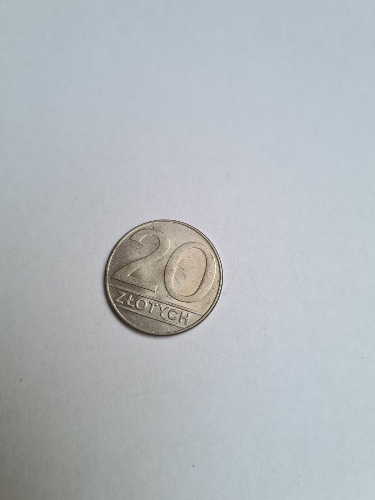Moneta obiegowa 20 zł  z 1990 r.