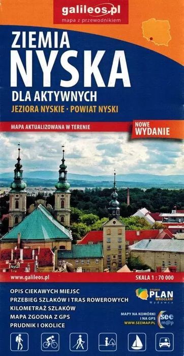 Mapa - Ziemia Nyska 1:70000. Plan. Nowy Produkt