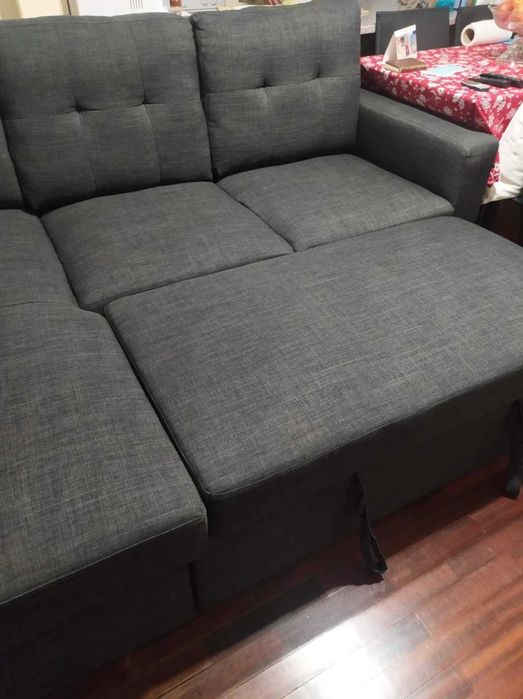 Sofá Cama c/ Chaise Longue