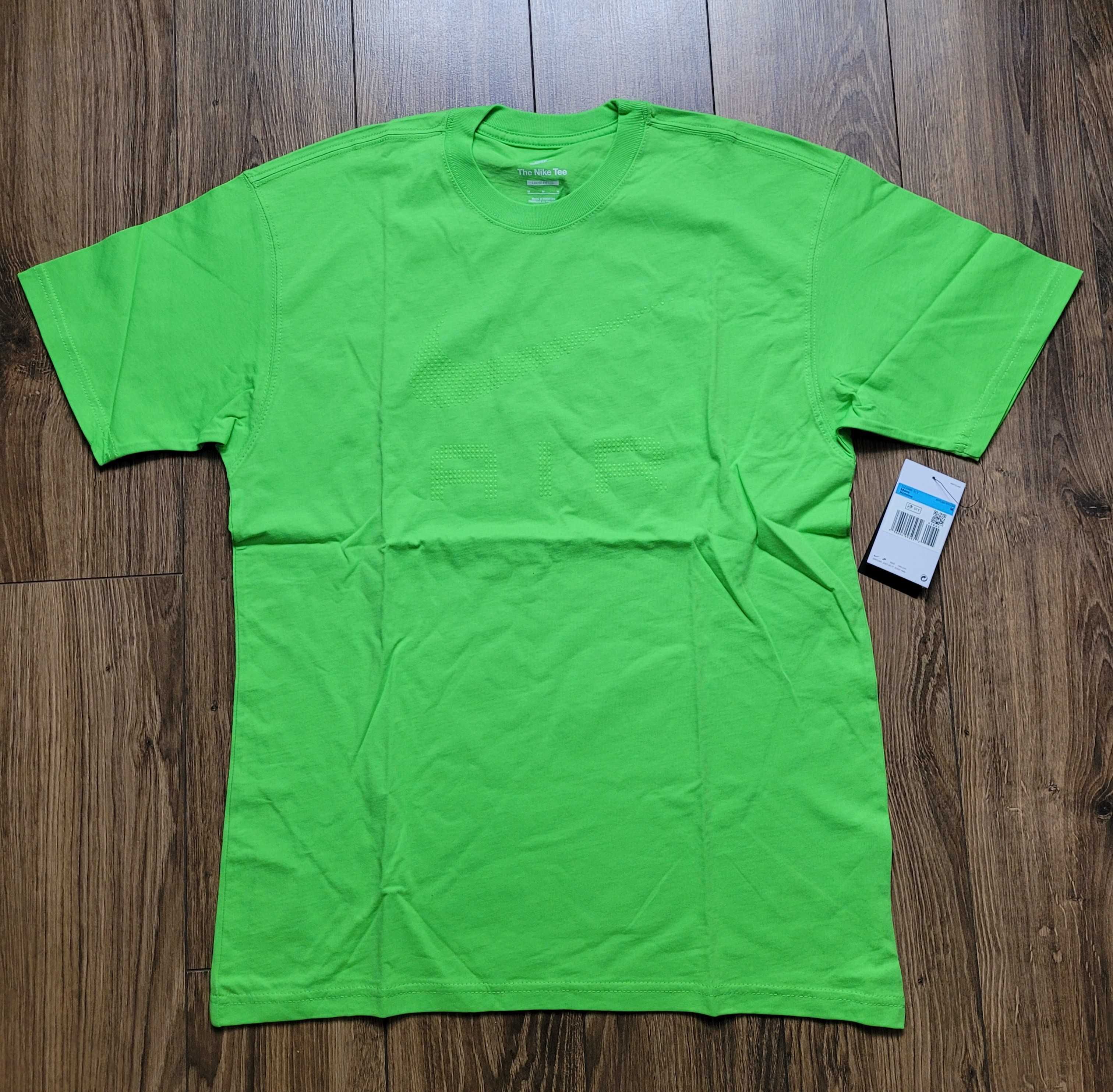 koszulka t-shirt Nike Air M relaxed 100% bawełna zielona NOWA