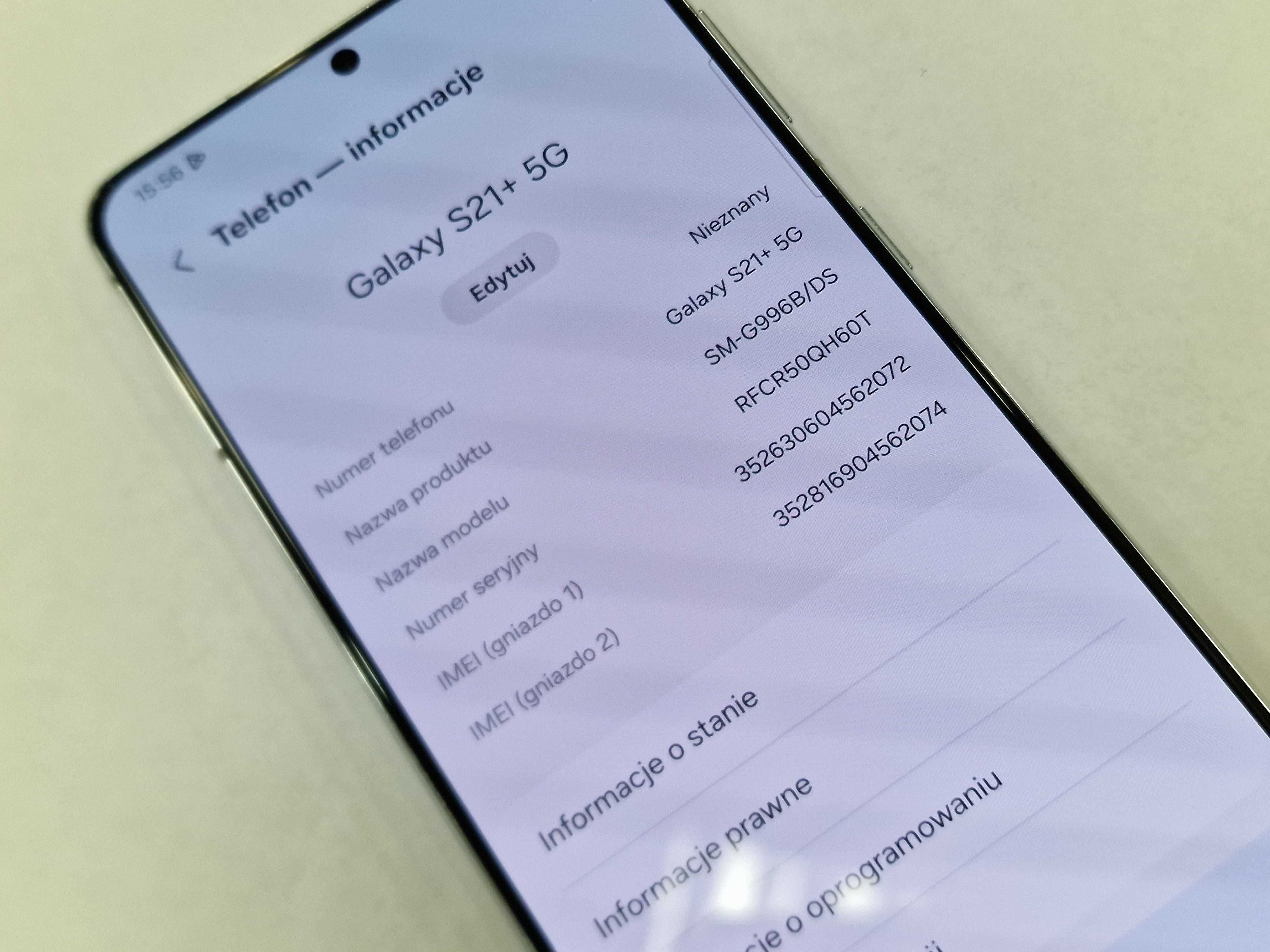 Samsung Galaxy S21 Plus 5G/ 8GB/ 128GB/ Phantom Silver/ Grade A-