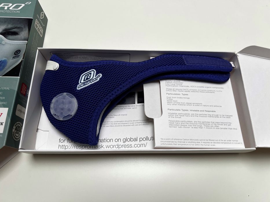 Respro Allergy - brytyjska maska antysmogowa i przeciwpyłowa + filtry