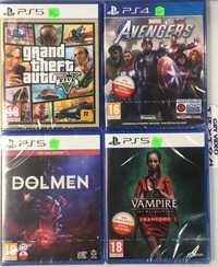 Gry PS4/PS5 Vampire Masquerade Swansong  Dolmen Marvel Avengers GTA V