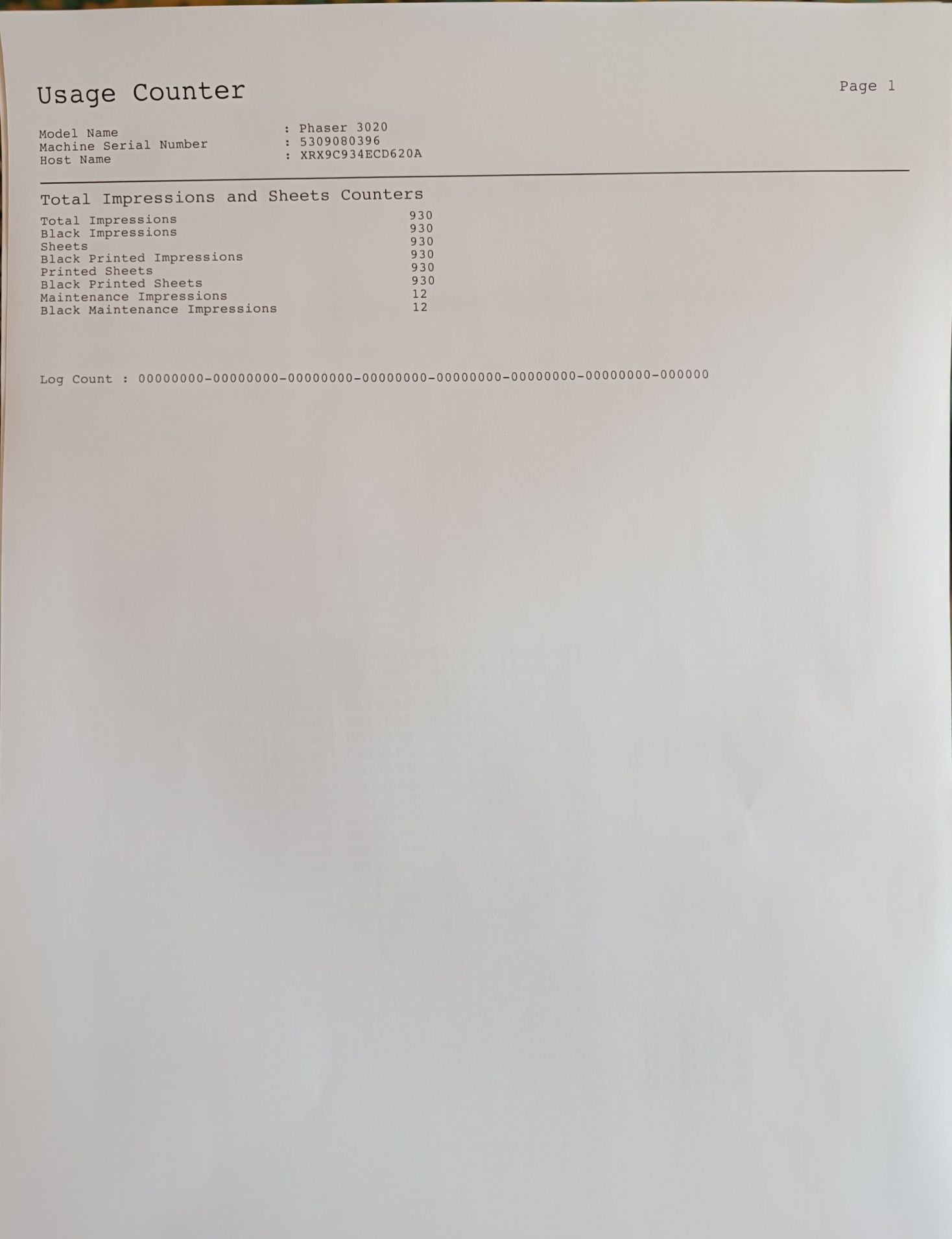 Продам принтер Xerox "Phaser 3020"