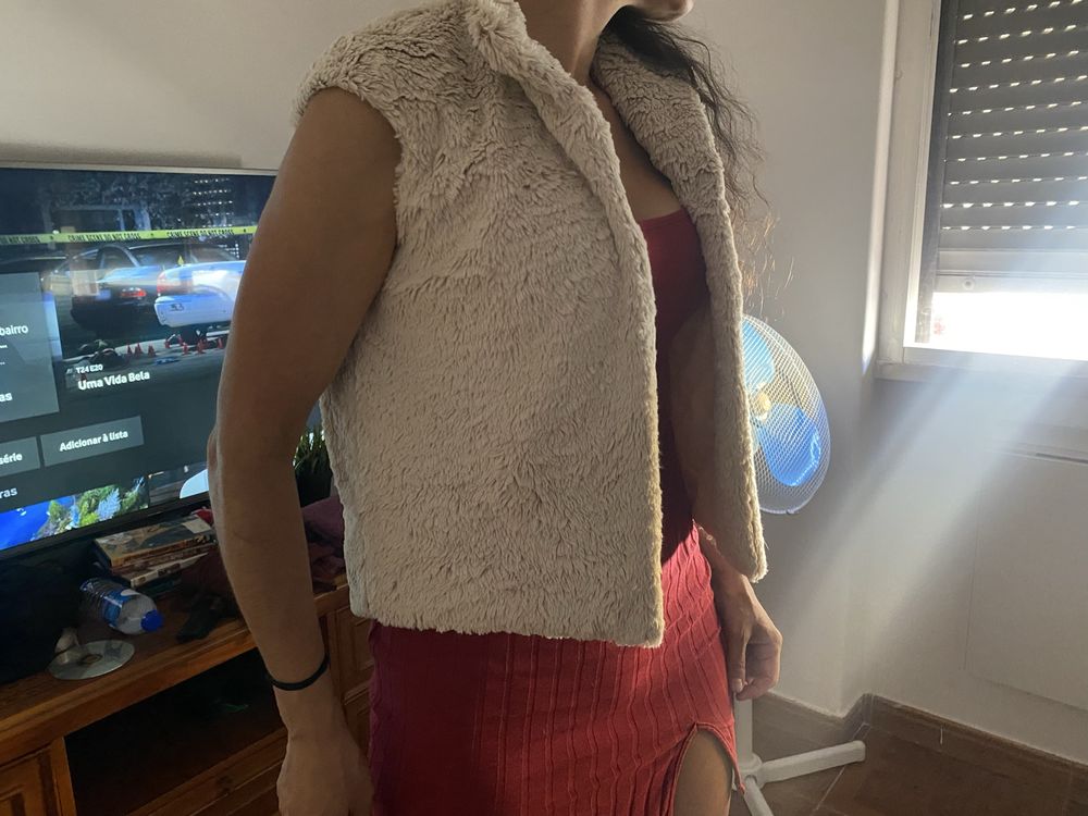 Colete de pelo de mulher