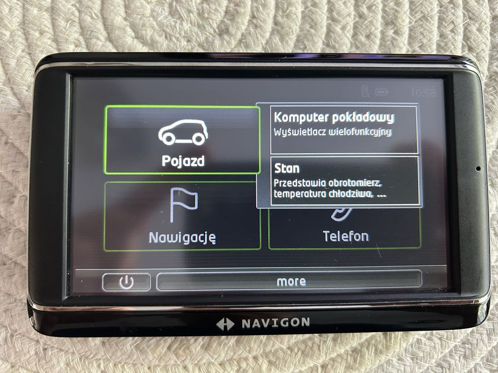 Nawigacja/komputer NAVIGON VW Up! Skoda Citigo Seat Ibiza Mii