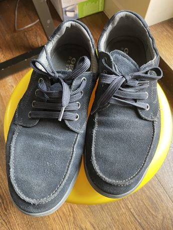 Sapato Geox camurça azul 41,5