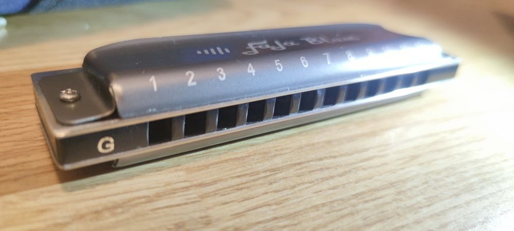 Harmonijka ustna Easttop Fala Blues 12 otworów solo G