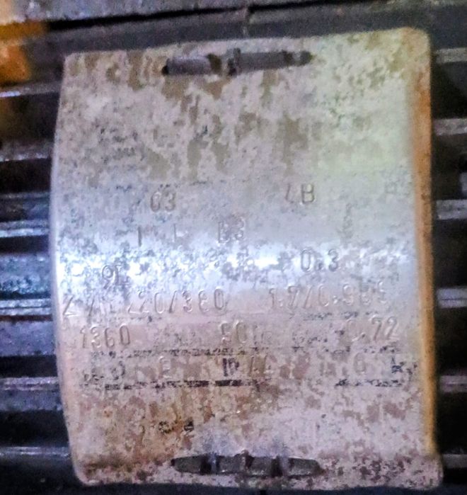 Silnik 3 fazowy 0.37 kW