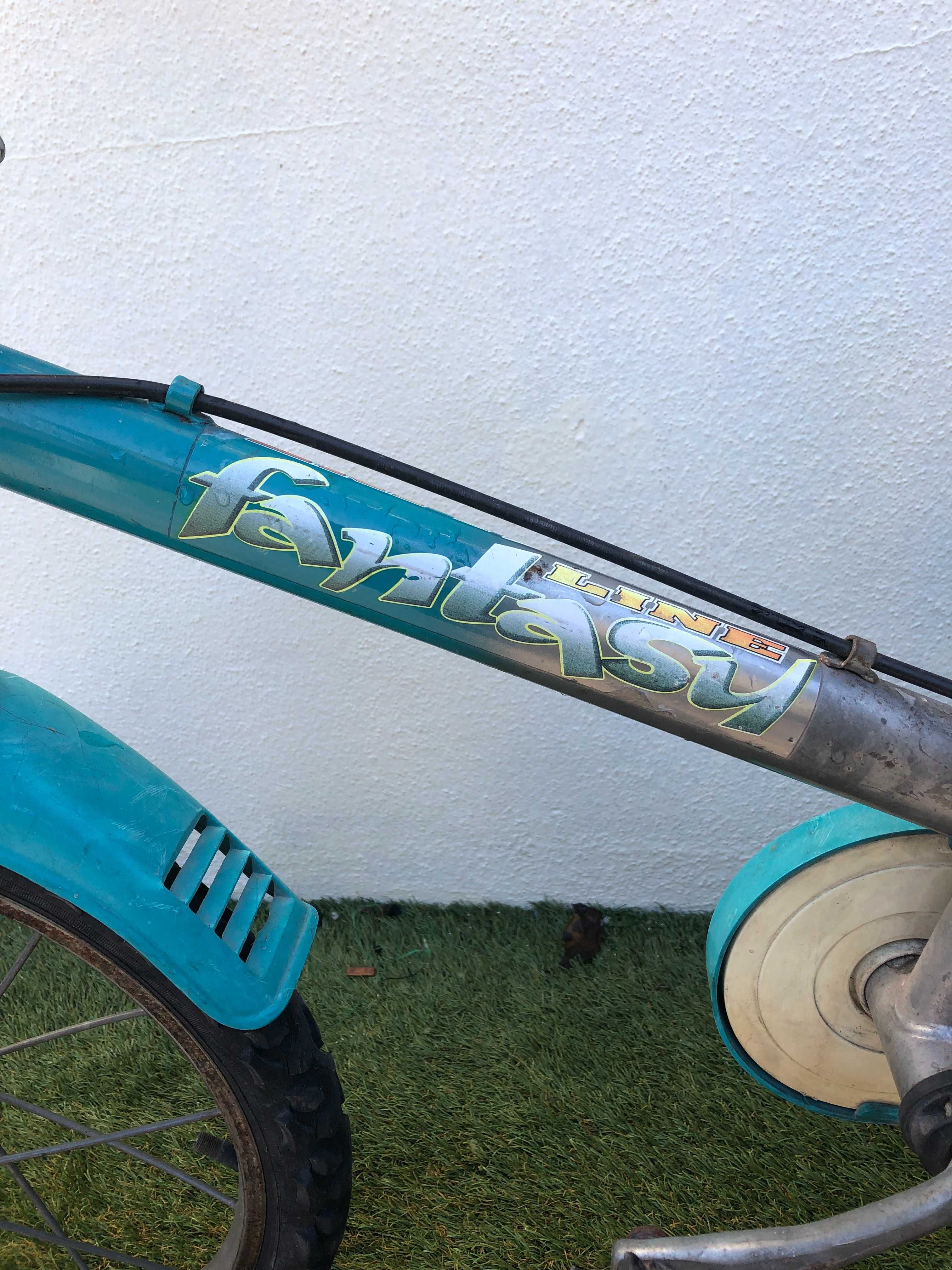 Bicicleta de criança Cor Azul e Cinzento