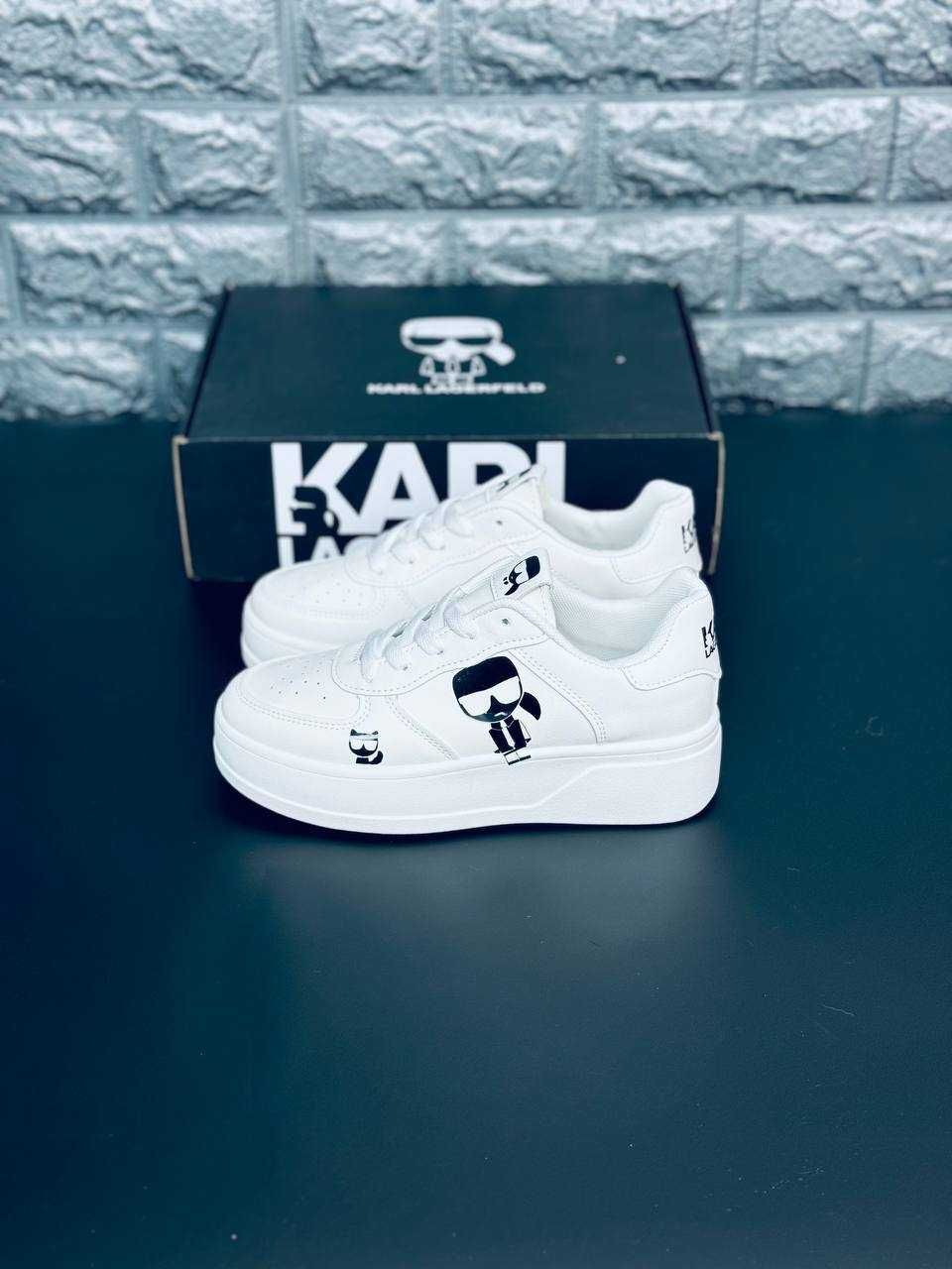Кроссовки Karl Lagerfeld женские Топ продаж! Белые кеды Распродажа!
