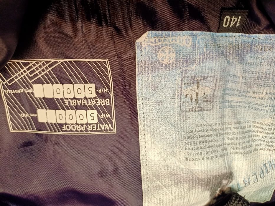 Spodnie jak nowe narciarskie snowboardowe dla dziecka 140cm