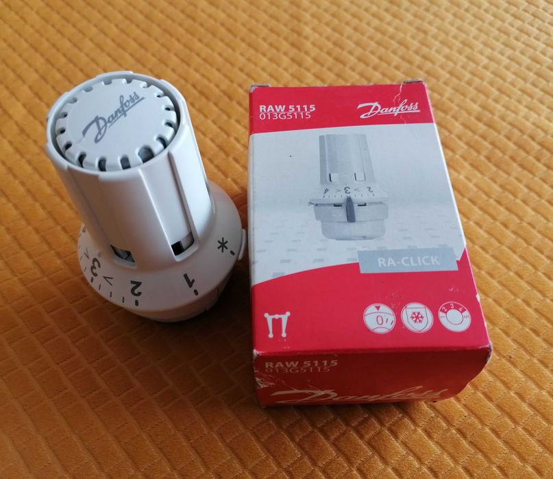 DANFOSS głowica termostatyczna RA CLIC,RAW 5115 nowa.