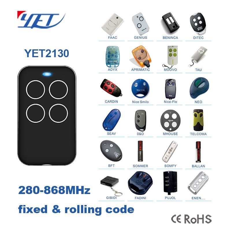 Z757 Comando Universal Rolling Code Portões Garagem 280-868mhz