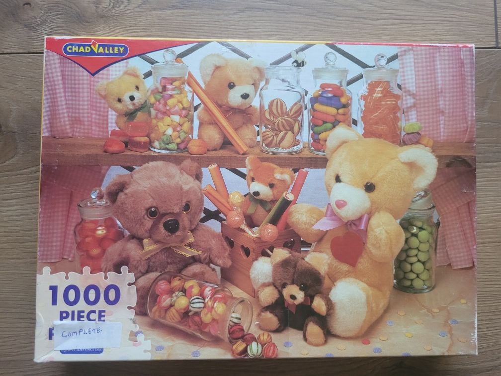 Puzzle 1000 misie miś sweet shop tedy bear